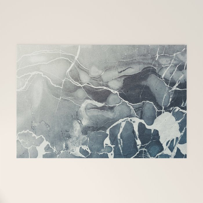 Ultramarine Marble Welcome Mat Gallery Image 1