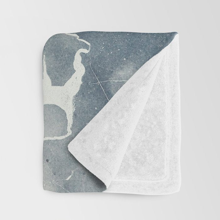 Ultramarine Marble Throw Blanket Gallery Image 3