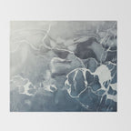 Ultramarine Marble Throw Blanket Gallery Image 2