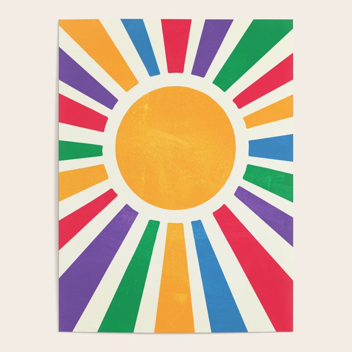 Retro Sunrise 2: 80s Rainbow Edition Poster Gallery Image 4
