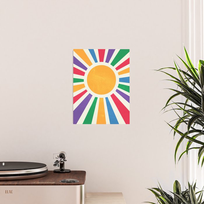 Retro Sunrise 2: 80s Rainbow Edition Poster Gallery Image 2