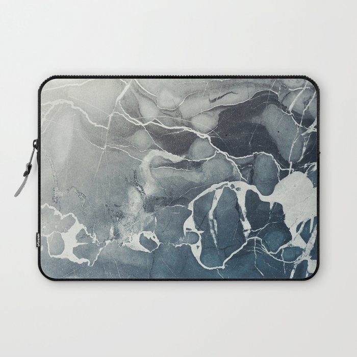 Ultramarine Marble Laptop Sleeve Gallery Image 1