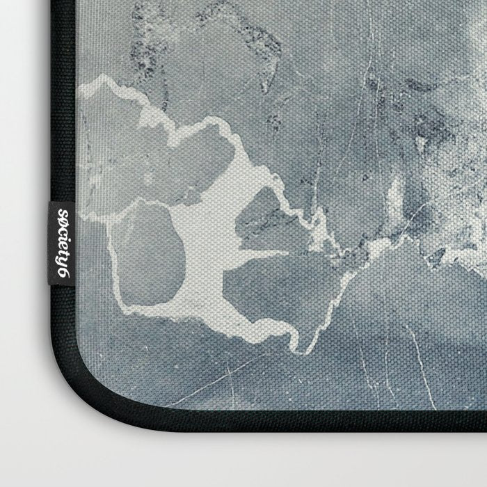 Ultramarine Marble Laptop Sleeve Gallery Image 3