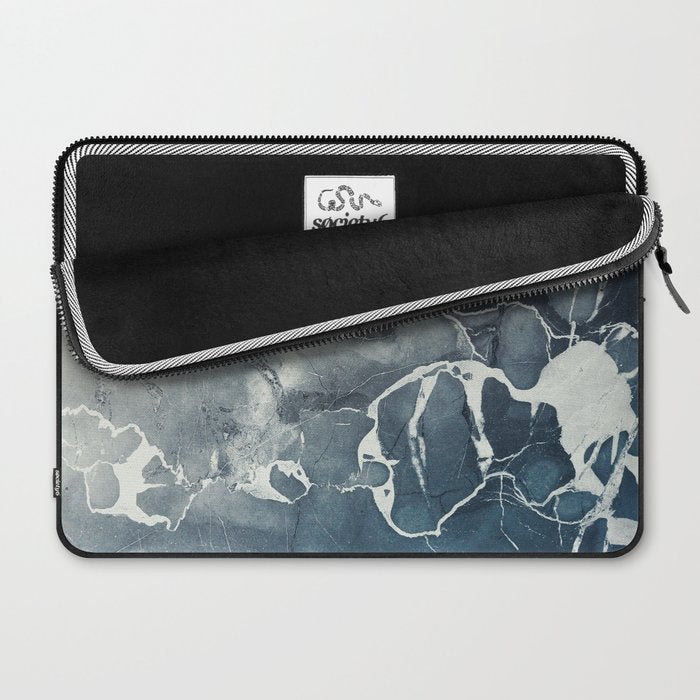 Ultramarine Marble Laptop Sleeve Gallery Image 2