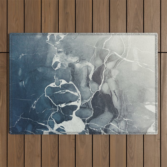 Ultramarine Marble Outdoor Rug Gallery Image 1
