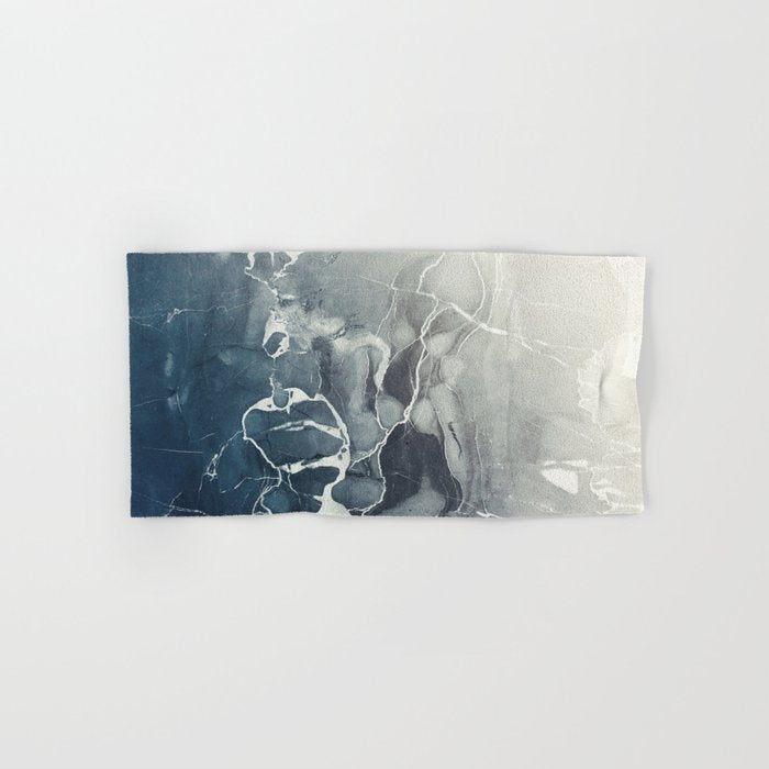 Ultramarine Marble Bath Towel Gallery Image 1