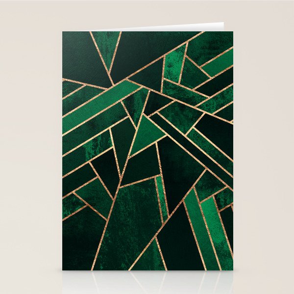 Emerald Night Stationery Card Gallery Image 2