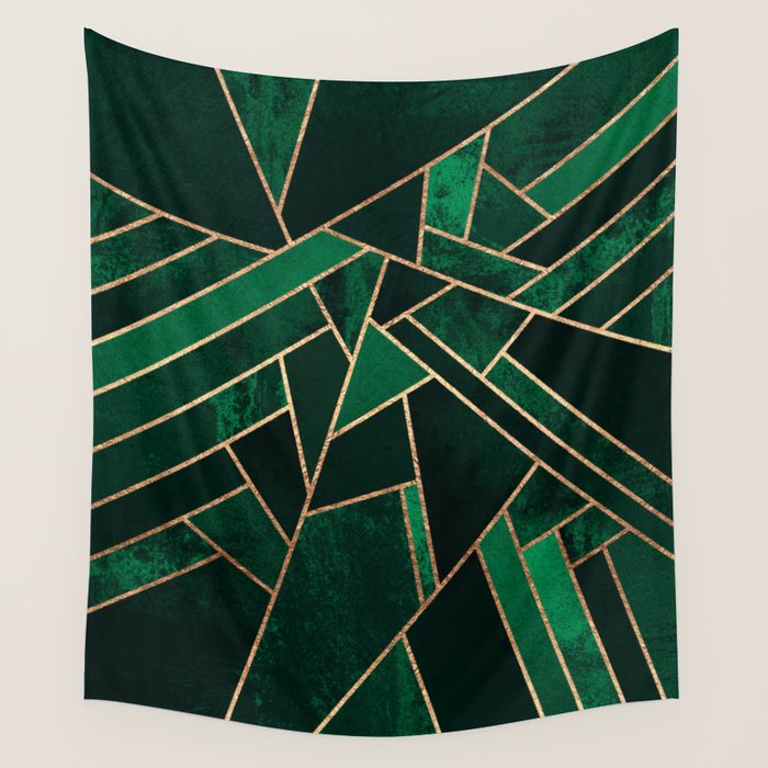 Emerald Night Wall Tapestry Gallery Image 4