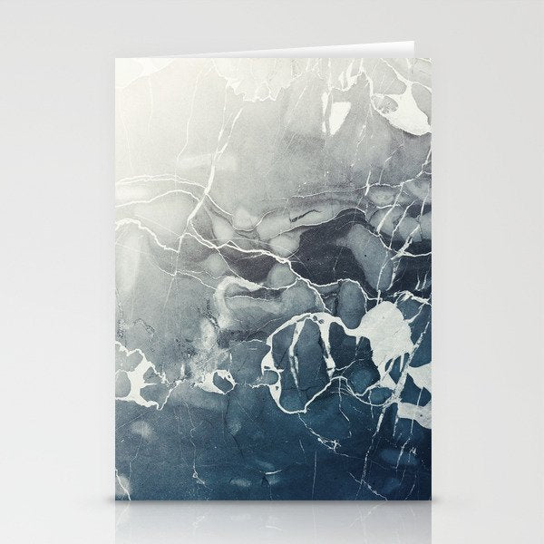 Ultramarine Marble Stationery Card Gallery Image 2