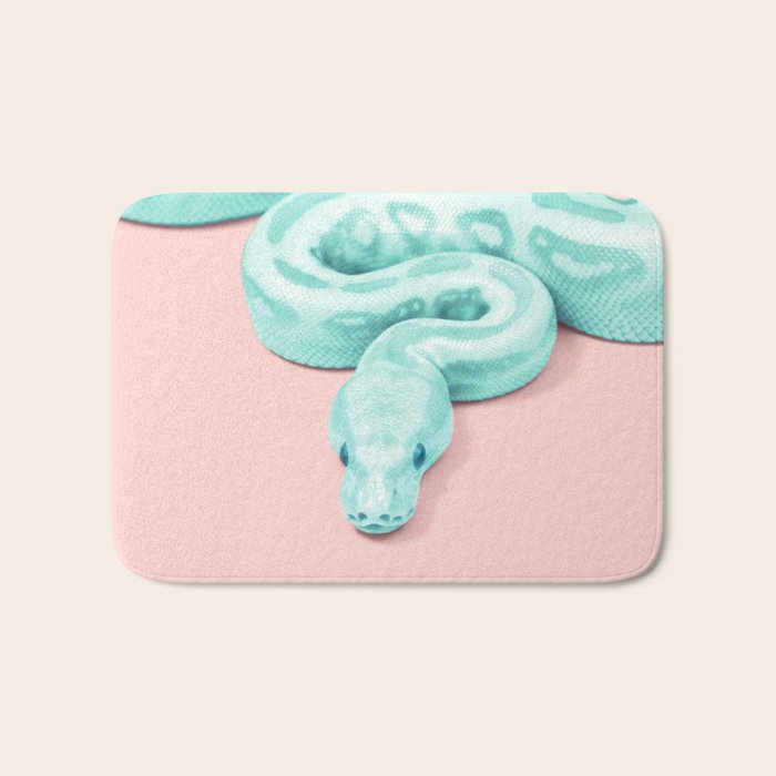 GREEN SNAKE Bath Mat Gallery Image 1