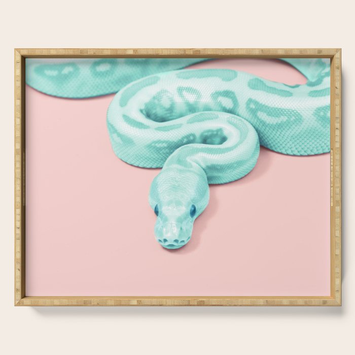 GREEN SNAKE Serving Tray Gallery Image 1