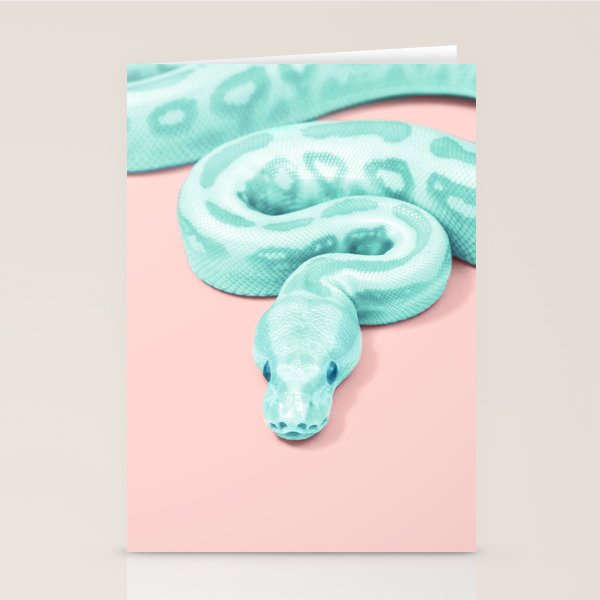 GREEN SNAKE Stationery Card Gallery Image 2