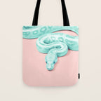GREEN SNAKE Tote Bag Gallery Image 1