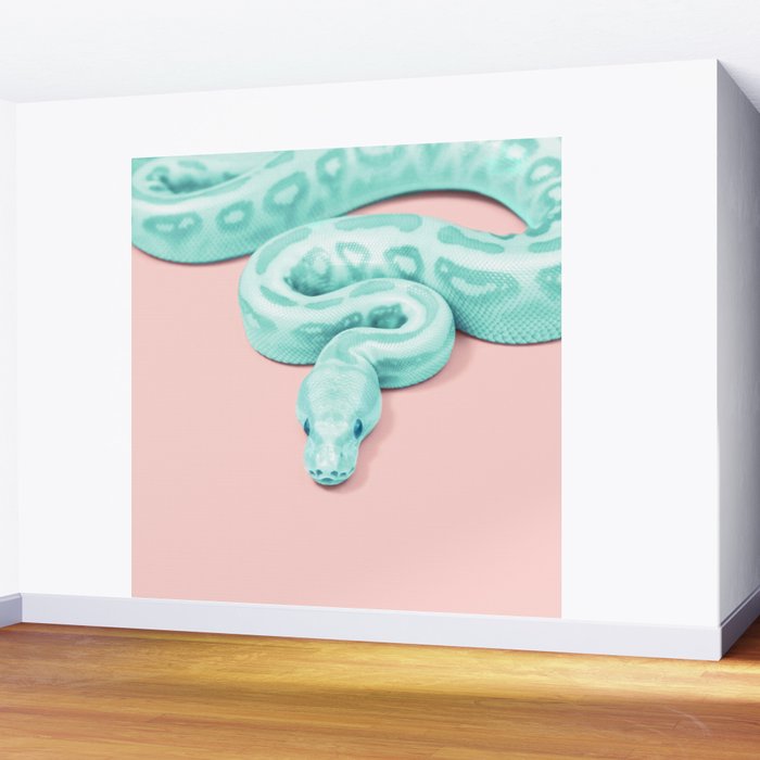 GREEN SNAKE Wall Mural Gallery Image 2