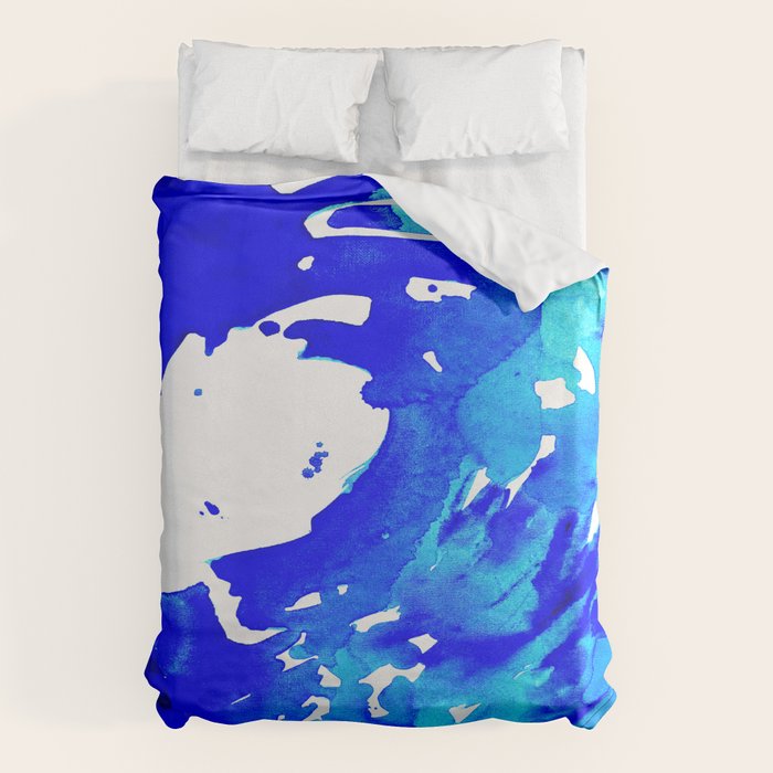Save The Water Watercolour Duvet Cover Gallery Image 1