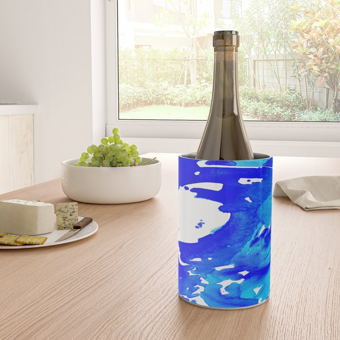 Save The Water Watercolour Wine Chiller Gallery Image 4