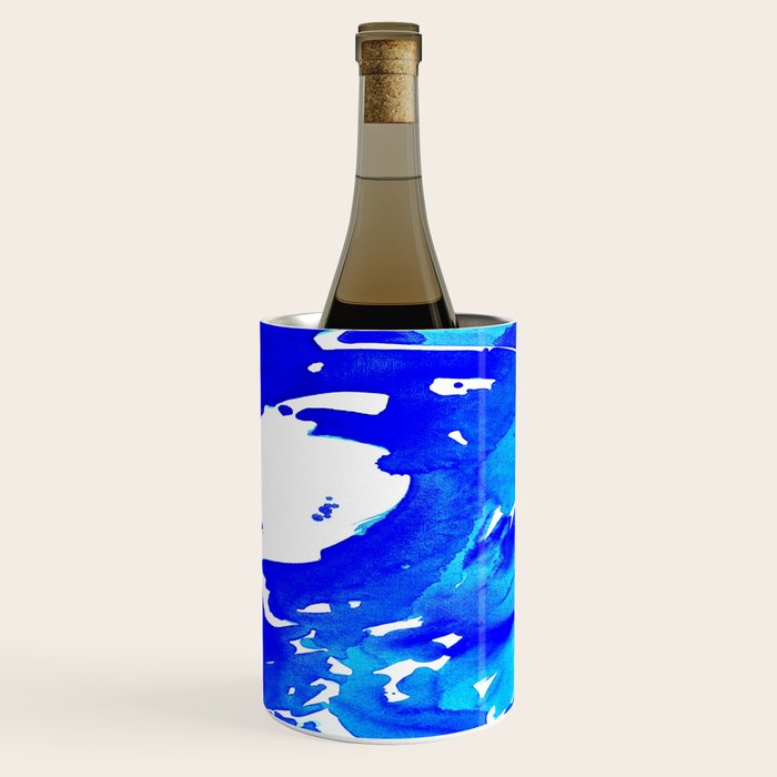 Save The Water Watercolour Wine Chiller Gallery Image 1