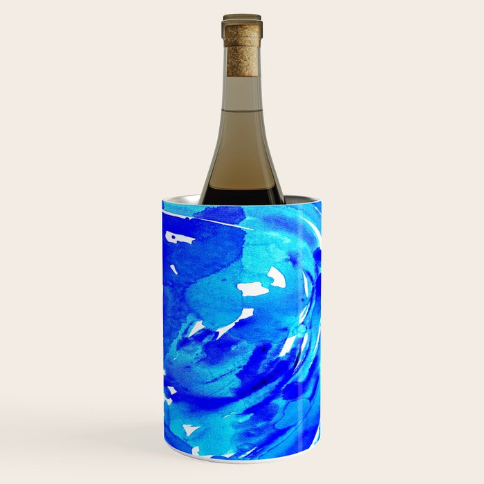 Save The Water Watercolour Wine Chiller Gallery Image 3