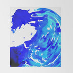 Save The Water Watercolour Throw Blanket Gallery Image 2