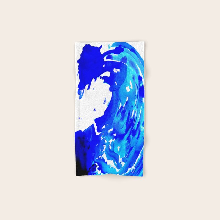 Save The Water Watercolour Bath Towel Gallery Image 1