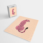 The Stare: Peach Cheetah Edition Jigsaw Puzzle Gallery Image 2