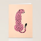 The Stare: Peach Cheetah Edition Stationery Card Gallery Image 2