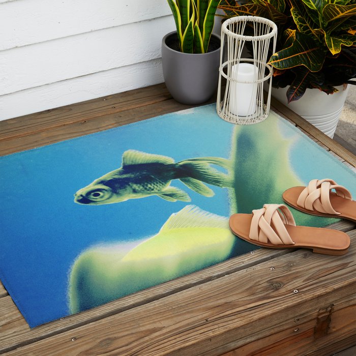 One Fish Two Fish Outdoor Rug Gallery Image 2