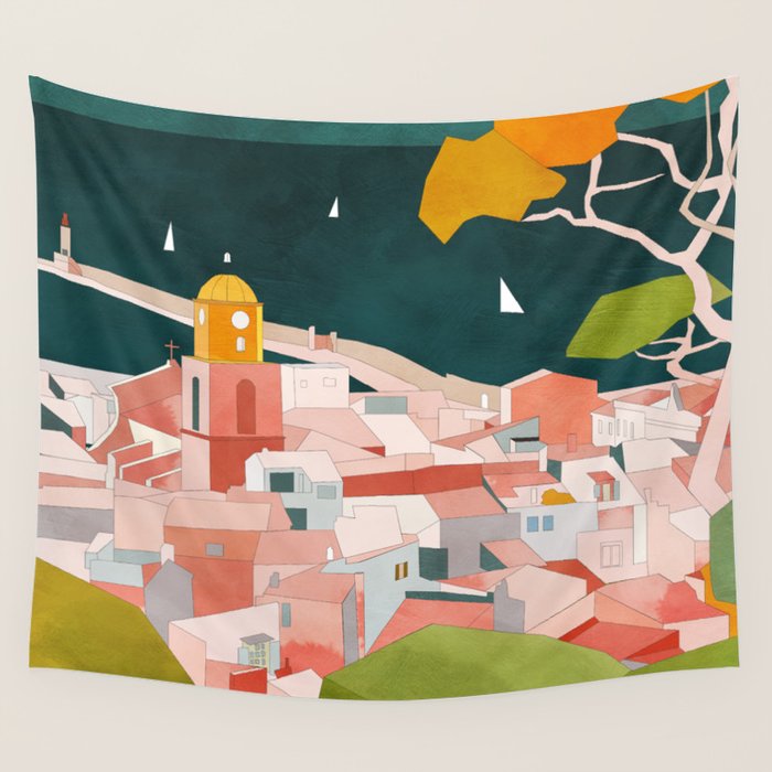 Saint Tropez Wall Tapestry Gallery Image 1