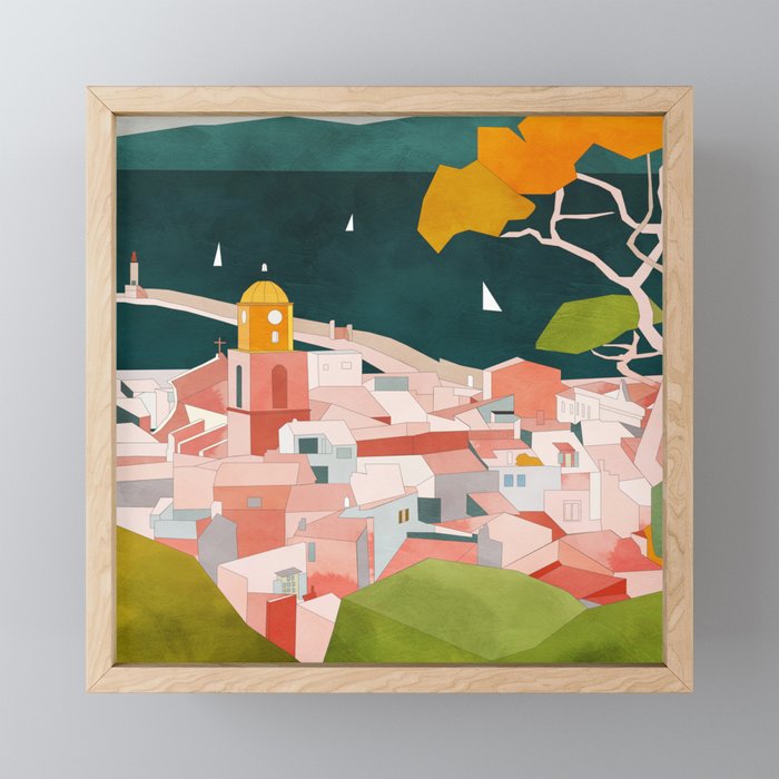 Saint Tropez Mini Art Print Gallery Image 1