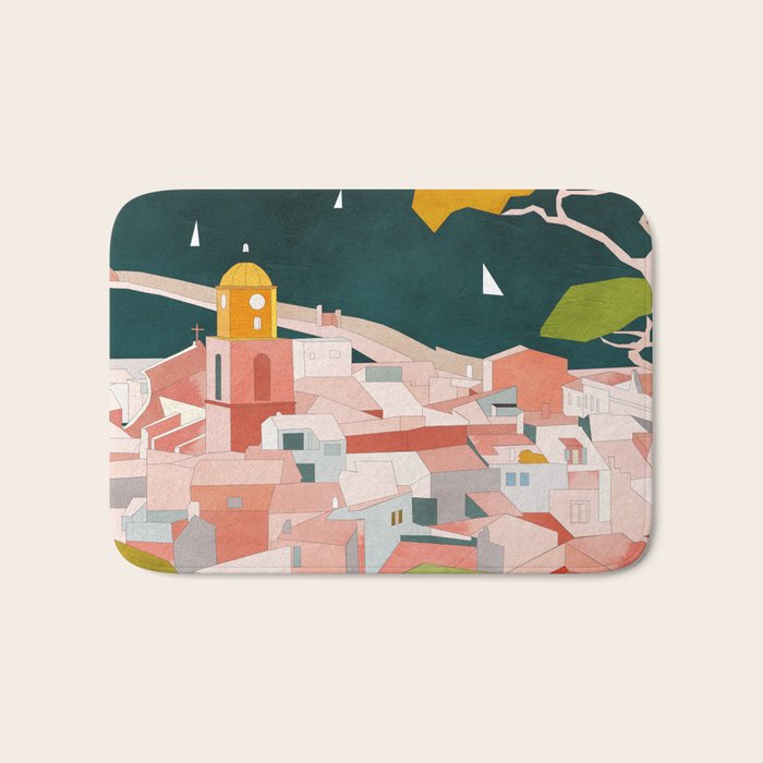 Saint Tropez Bath Mat Gallery Image 1