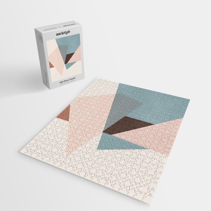 Abstract Minimal Geometric 8 Jigsaw Puzzle Gallery Image 2