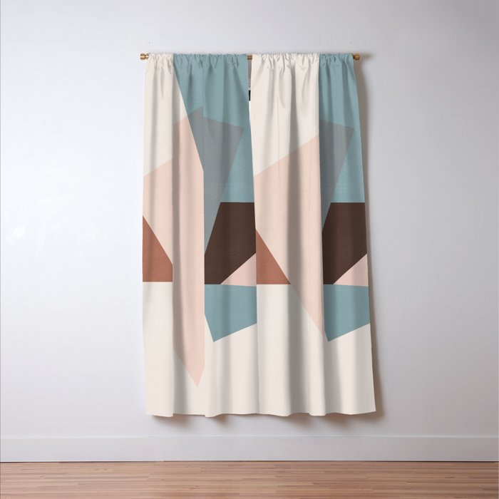 Abstract Minimal Geometric 8 Window Curtain Gallery Image 3