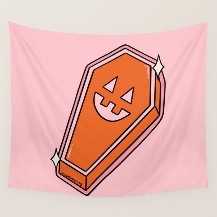 Cute Casket Wall Tapestry Gallery Image 4