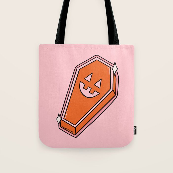 Cute Casket Tote Bag Gallery Image 1