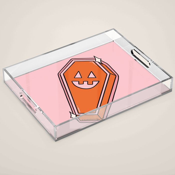 Cute Casket Acrylic Tray Gallery Image 1