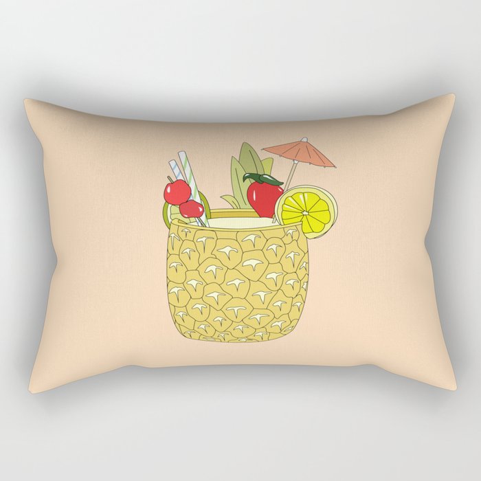 FRUITY DRINK Rectangular Pillow Gallery Image 1