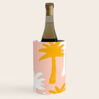 Palm Tree Tropical Pattern - Pink Gold Wine Chiller Gallery Image 2