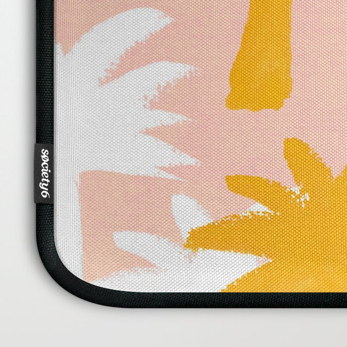 Palm Tree Tropical Pattern - Pink Gold Laptop Sleeve Gallery Image 3