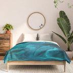 Gravity II - Abstract Marble Comforter Gallery Image 3