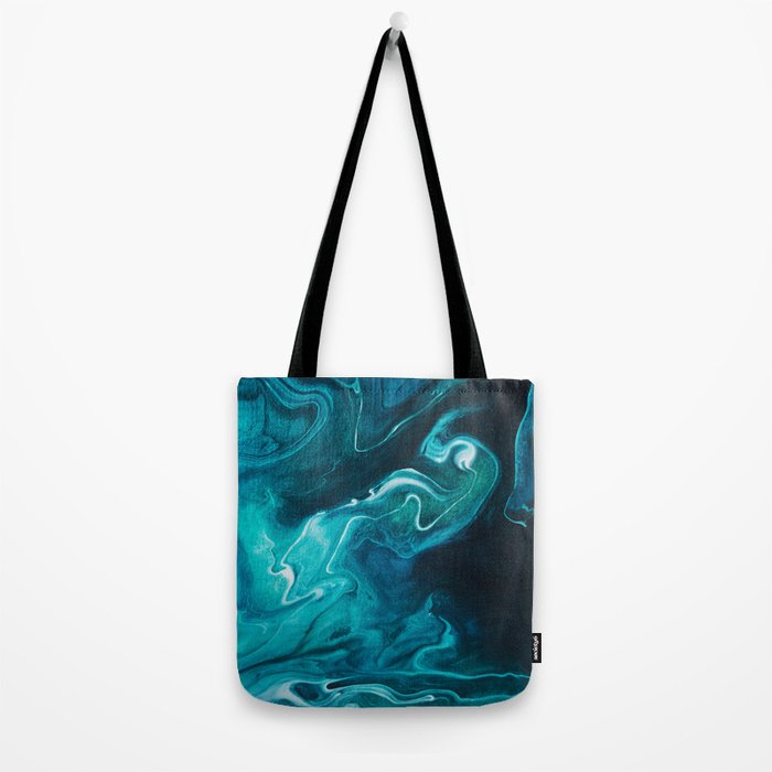 Gravity II - Abstract Marble Tote Bag Gallery Image 2
