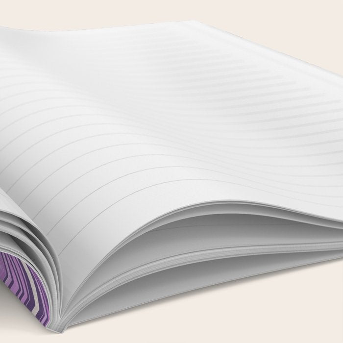 Moody Vintage-style Floral - Purple Notebook Gallery Image 2