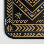Intricate Gold and Black Tribal Surface Pattern Laptop Sleeve Gallery Image 3