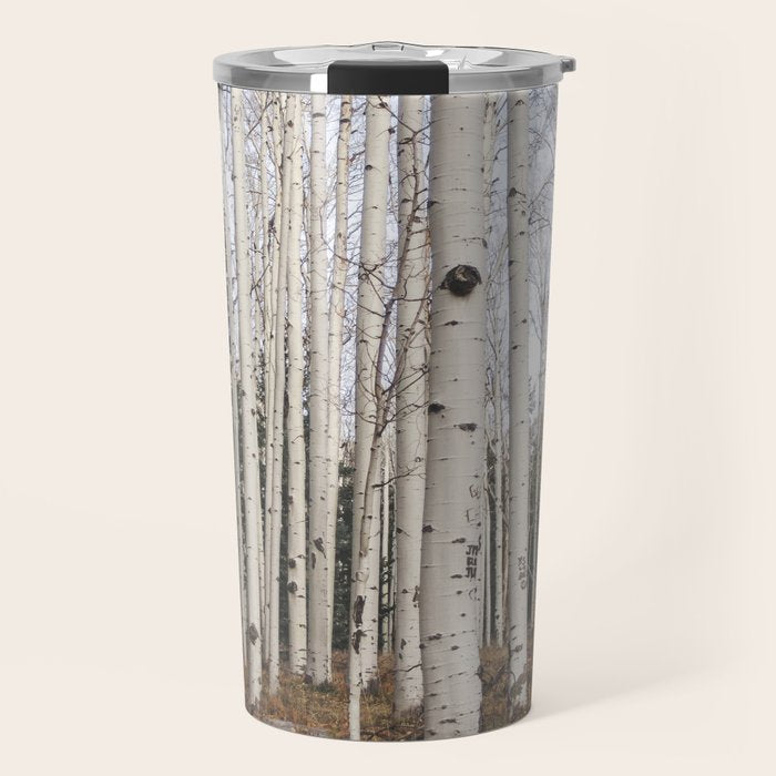 Trees of Reason - Birch Forest Travel Mug Gallery Image 1