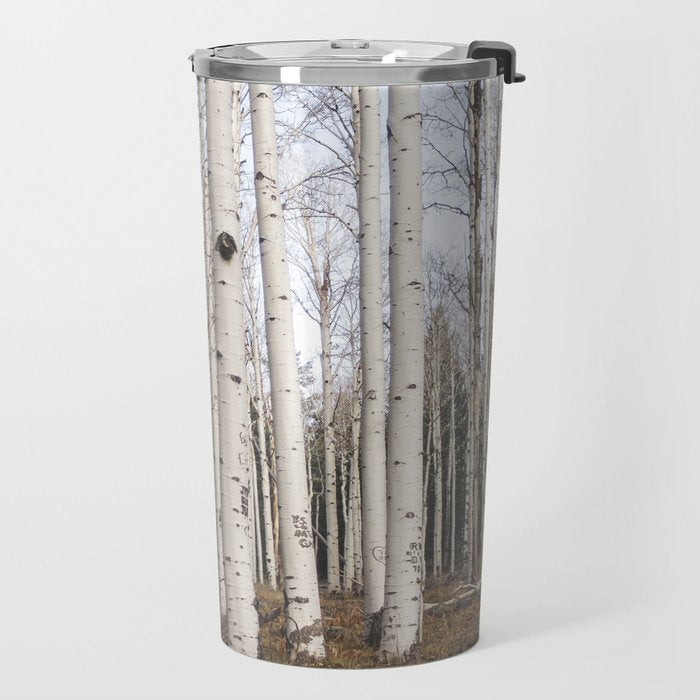 Trees of Reason - Birch Forest Travel Mug Gallery Image 2
