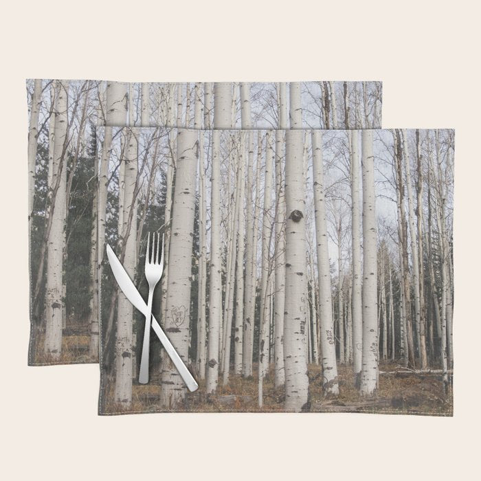 Trees of Reason - Birch Forest Placemat Gallery Image 1