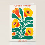 Orioles & Golden Poppy: Les Fleurs | Flower Market 04 | Spring Summer 23 Stationery Card Gallery Image 2