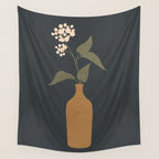 Minimal Abstract Art Vase Flower 10 Wall Tapestry Gallery Image 4