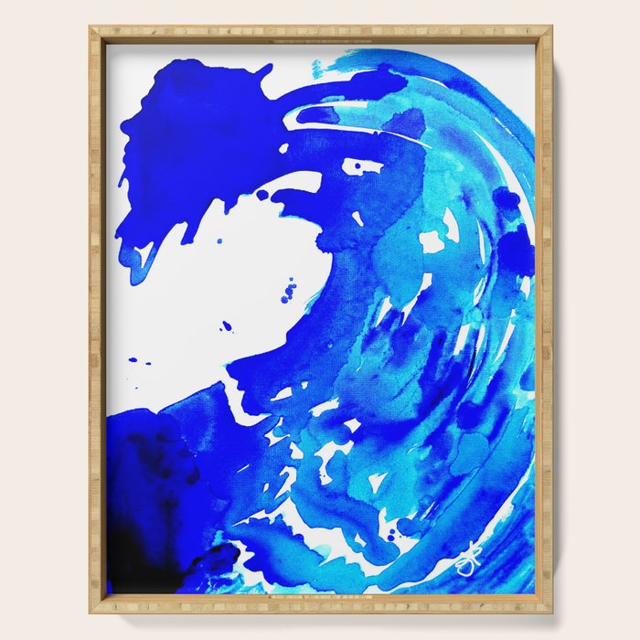 Save The Water Watercolour Serving Tray Gallery Image 1