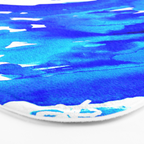 Save The Water Watercolour Bath Mat Gallery Image 3