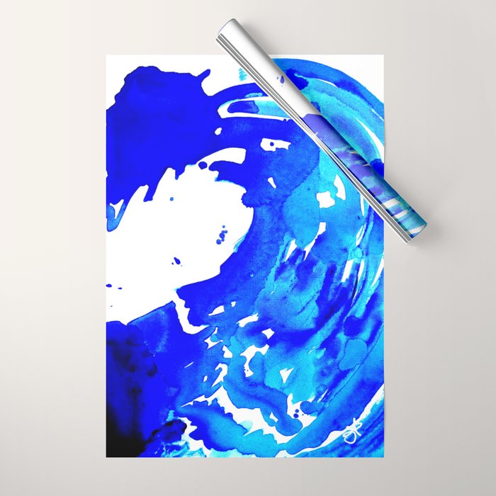 Save The Water Watercolour Wrapping Paper Gallery Image 1